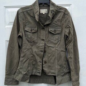 Rag & Bone Jean Chamberlain Jacket Army Canvas - Olive Green Utility Size M